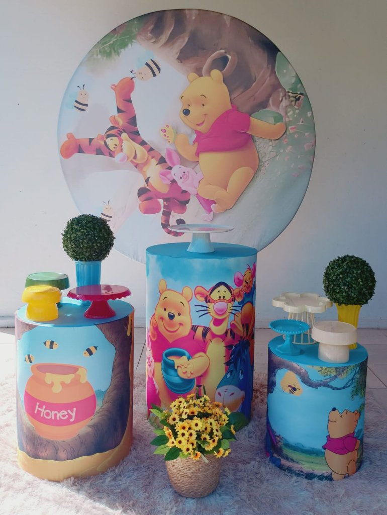 Decoração tema Ursinho Puff