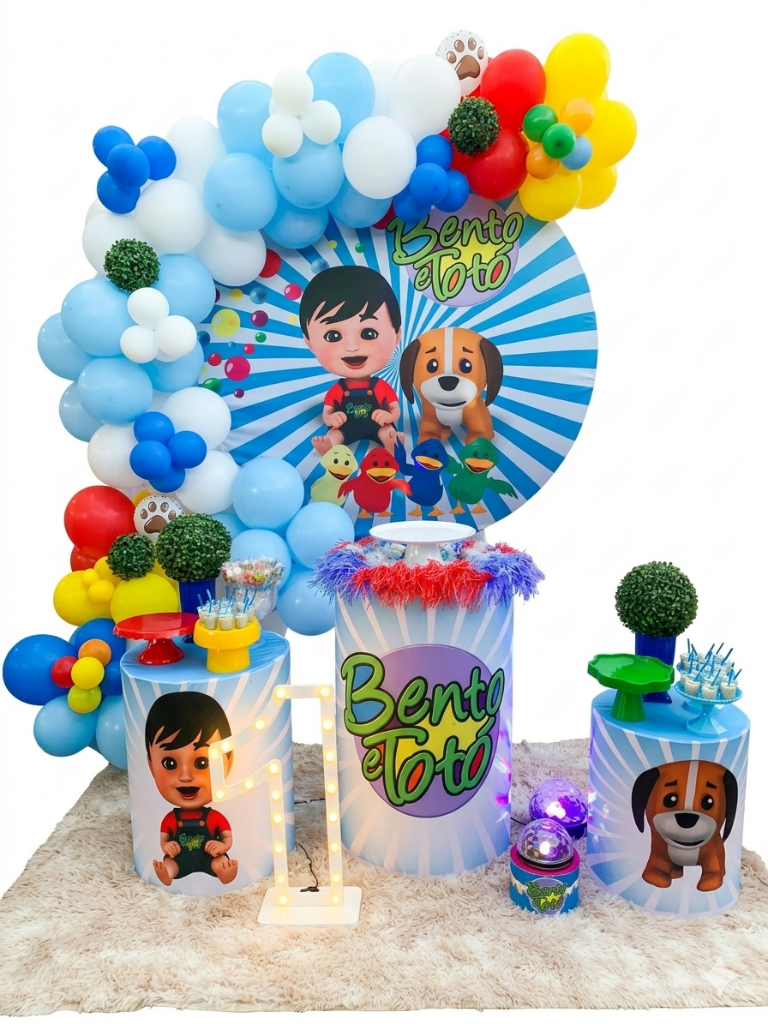 Decoração tema Bento e Toto