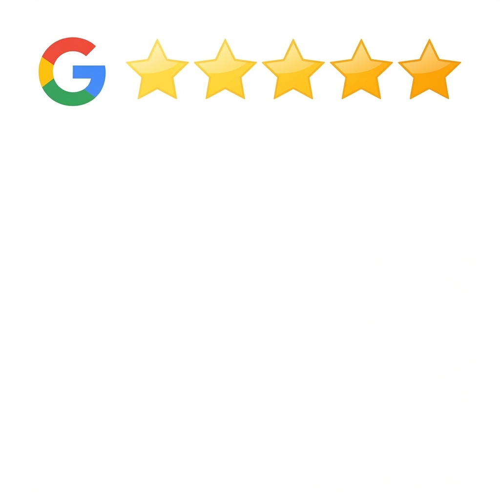 Avaliação 5 estrelas no Google