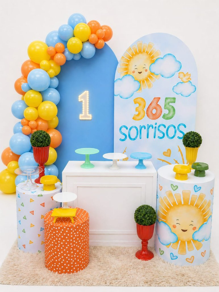 Decoração tema 365 Sorrisos