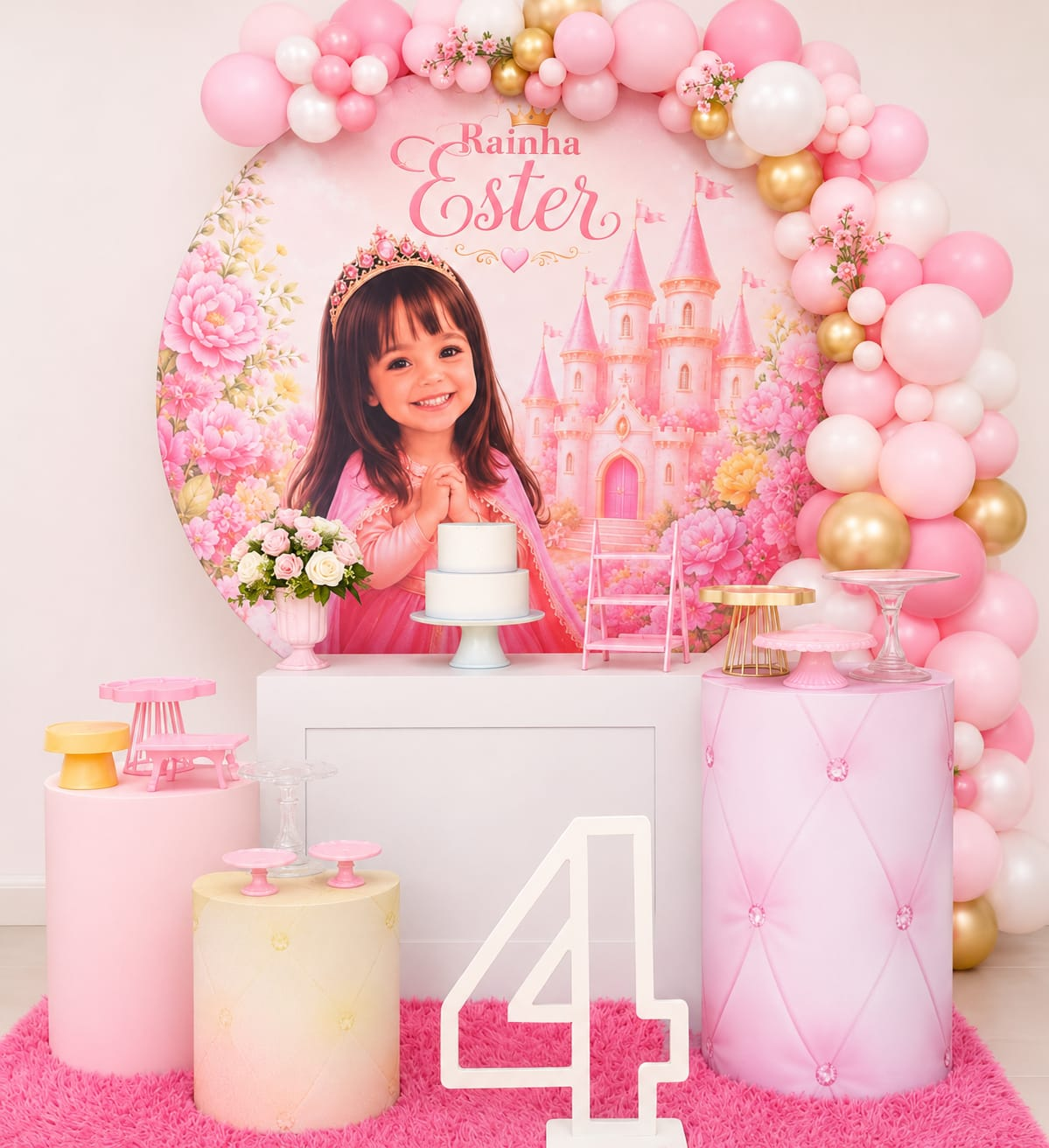 Decoração tema Rainha Ester - Menina em Goianésia – GO