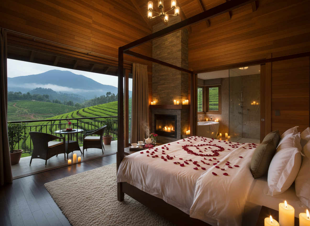 Romantic couple cottage
