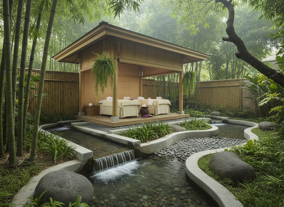 Spa and wellness area