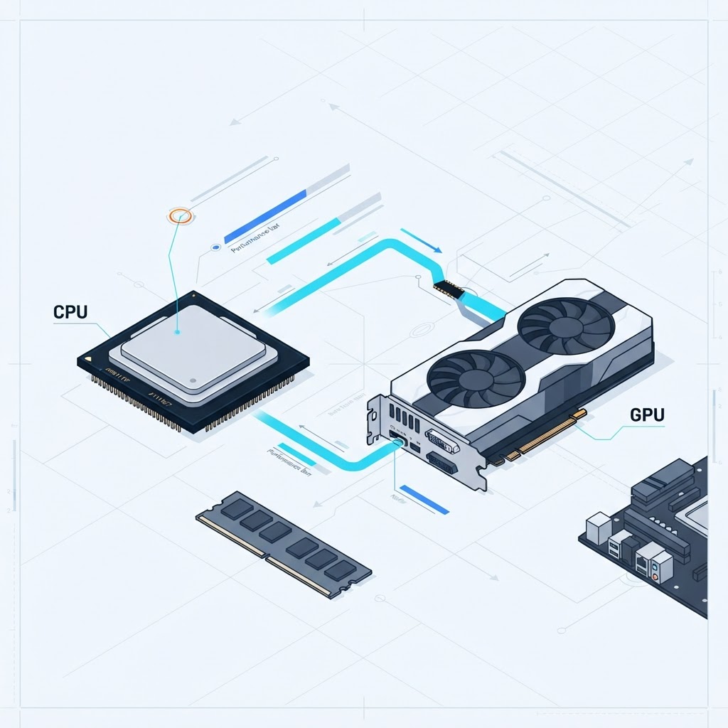 C'est quoi un goulot d'étranglement (bottleneck) sur un PC? Guide pour débutants (2026) — CoreForge