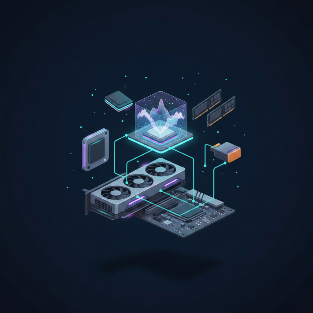 AI PC builder — CoreForge component selection preview