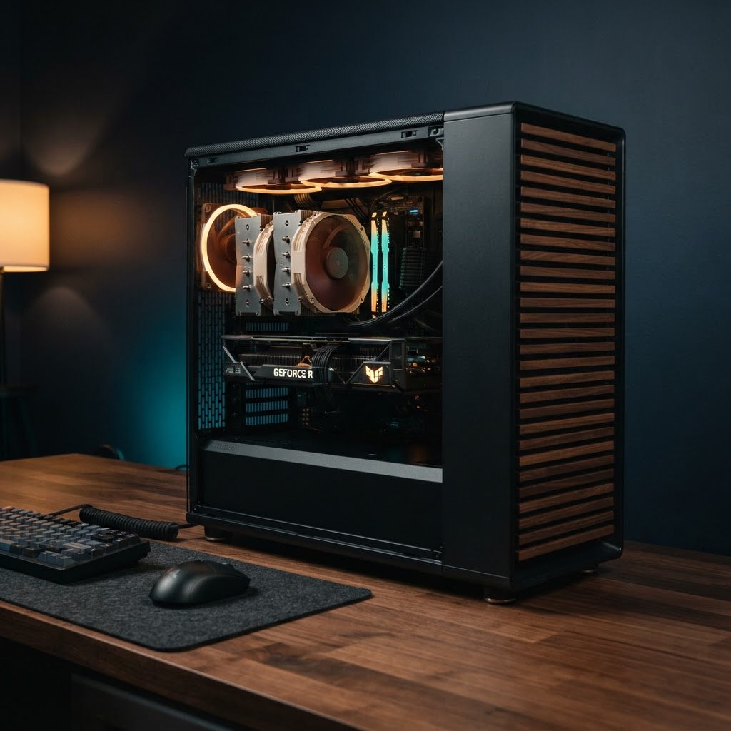 PC gaming et création enthousiaste — configuration PC CoreForge