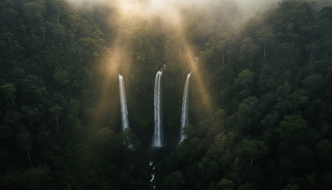 Misty cloud forest of Boquete, Panama