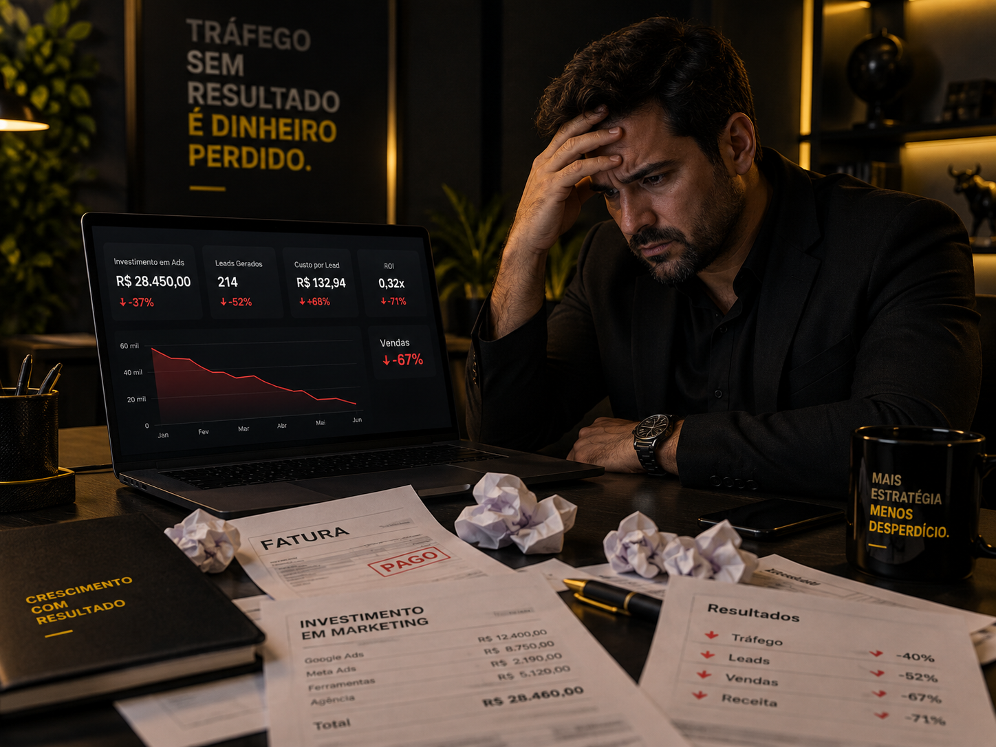 Tráfego sem resultado é dinheiro perdido