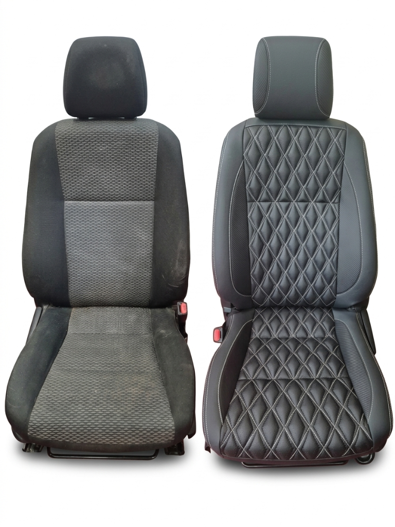 מושבי Toyota Hilux לפני ואחרי