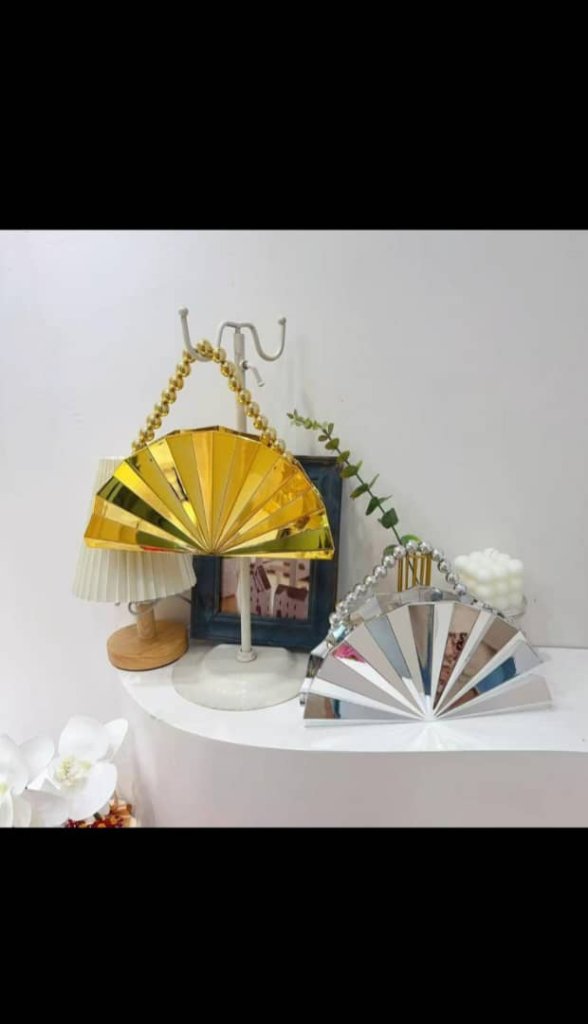 GKC Mirror Fan Clutch — Gold & Silver