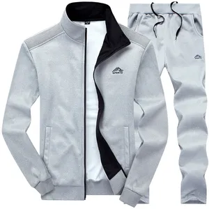 GKC Athleisure Stand-Collar Fleece Sports Set — Men