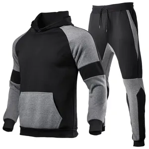 GKC Signature Hooded Fleece Tracksuit — Black/Dark Gray