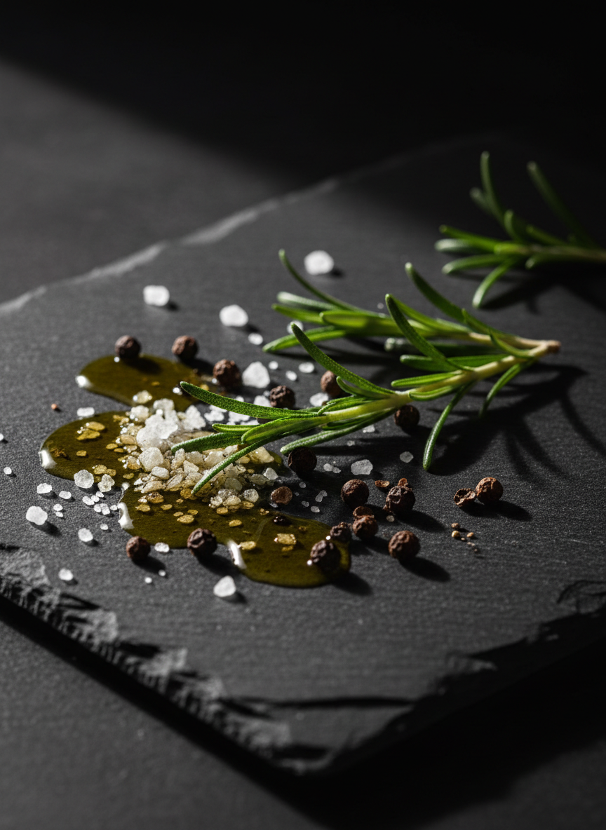 Ingredientes frescos para menú semanal curado