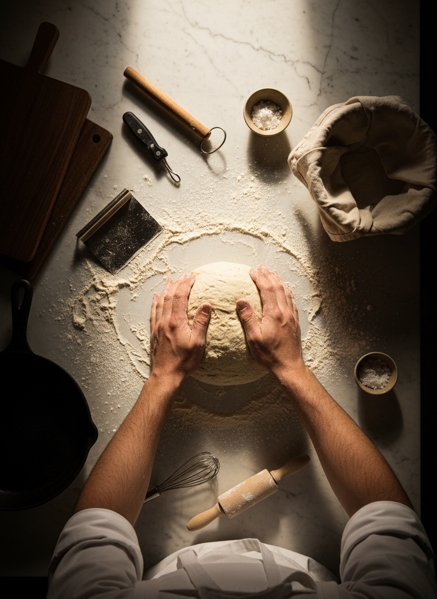 Clase magistral de elaboración de pan artesano