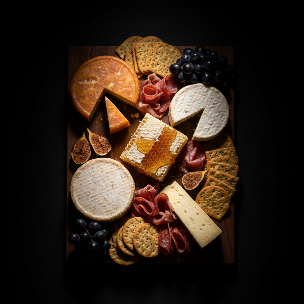 Tabla de quesos artesanos