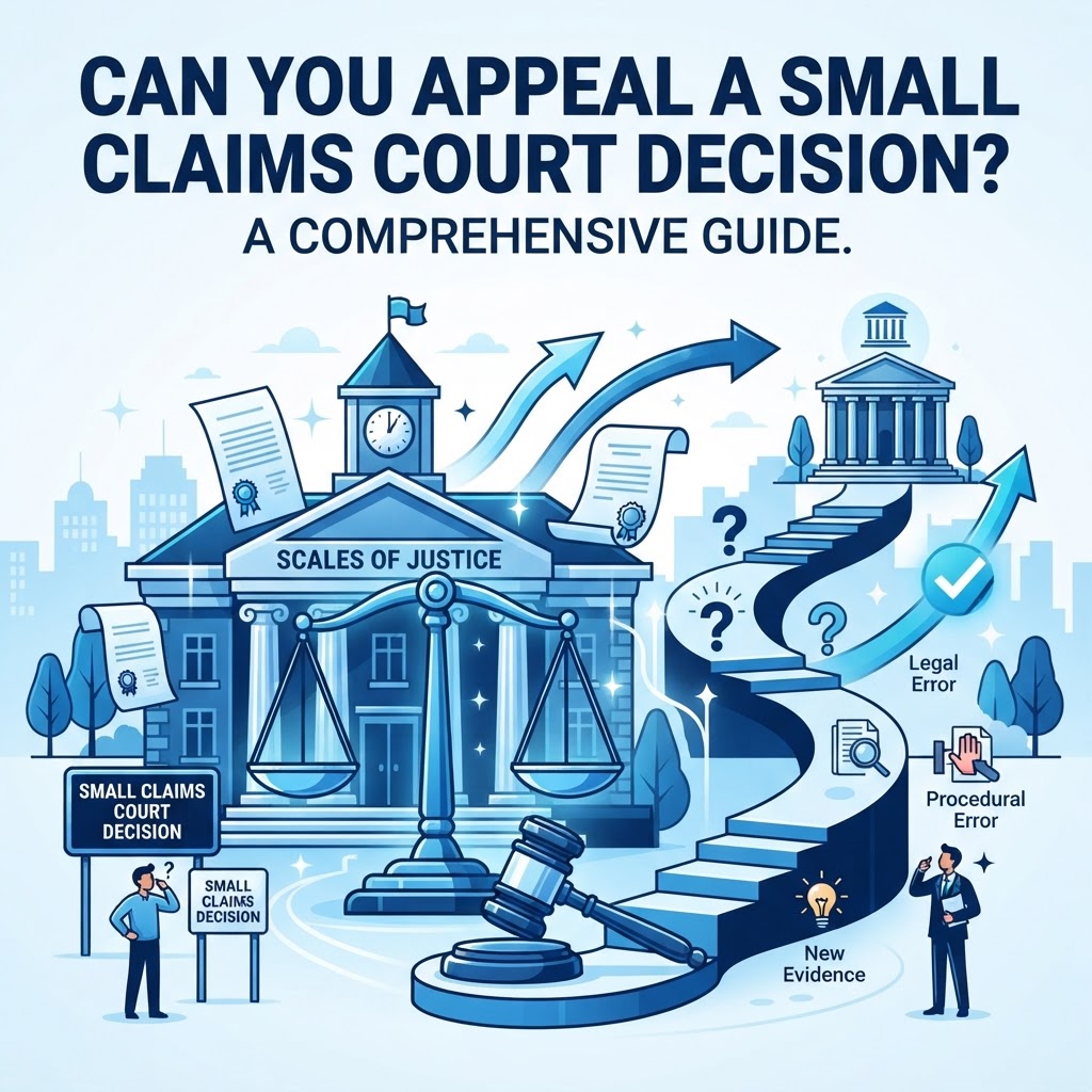 Can You Appeal a Small Claims Court Decision? A Comprehensive Guide
