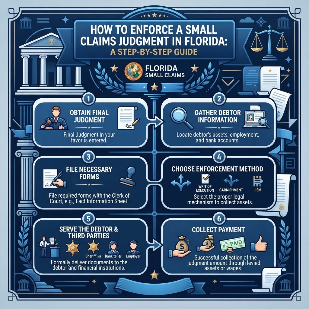 How to Enforce a Small Claims Judgment in Florida: A Step-by-Step Guide