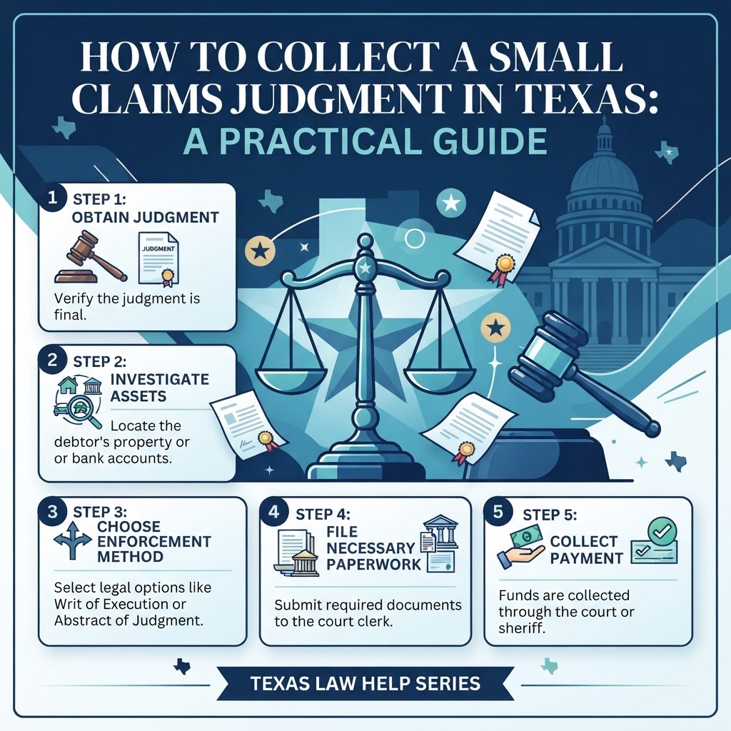 How to Collect a Small Claims Judgment in Texas: A Practical Guide