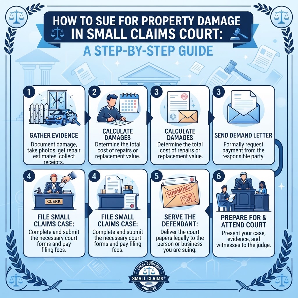 How to Sue for Property Damage in Small Claims Court: A Step-by-Step Guide
