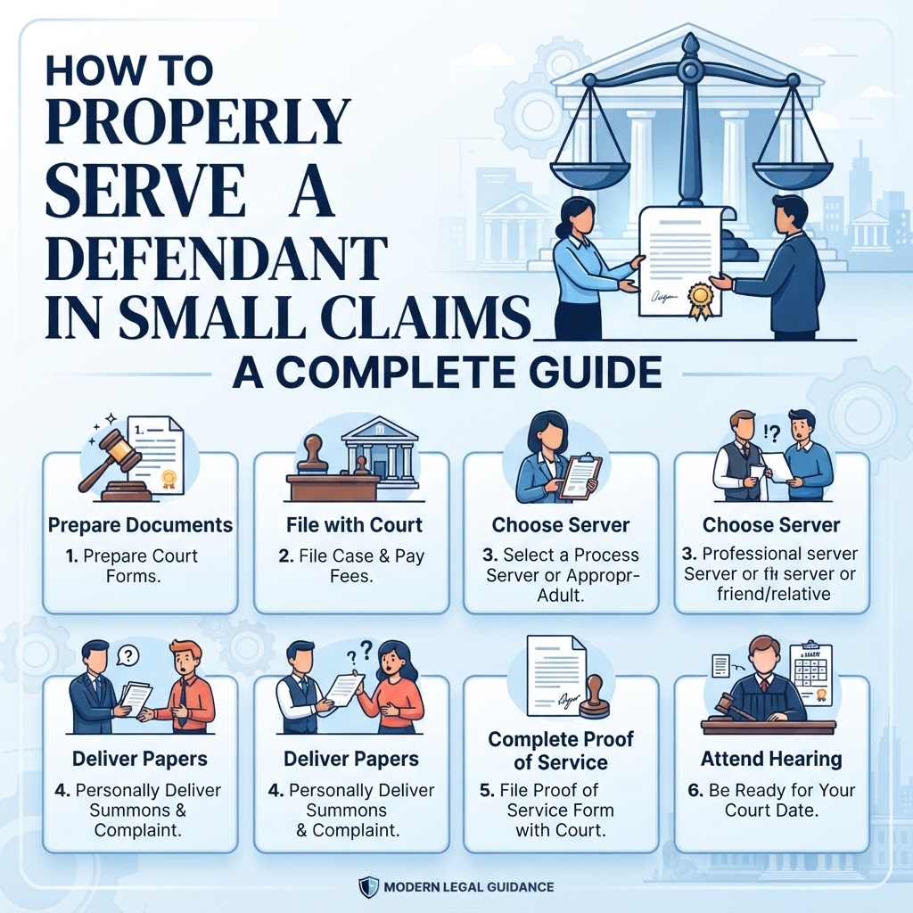 How to Properly Serve a Defendant in Small Claims Court: A Complete Guide