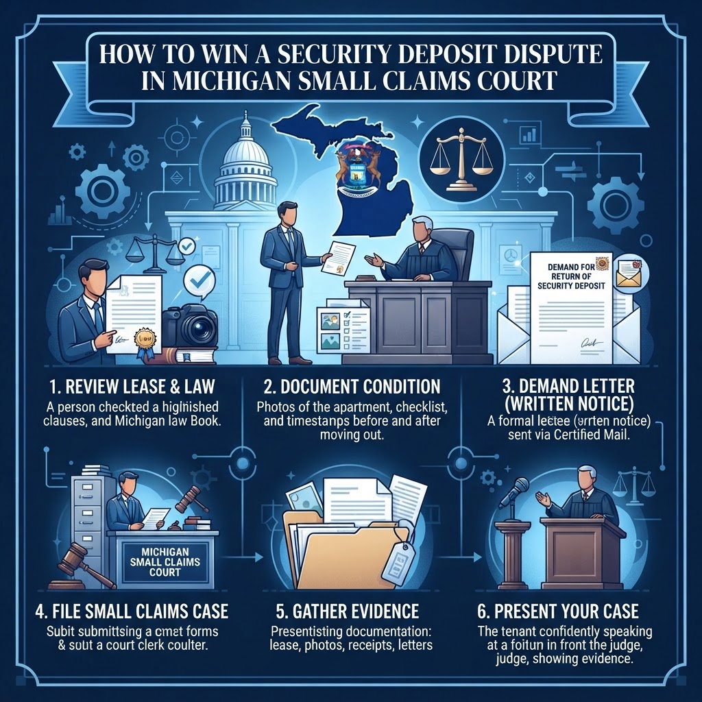 How to Win a Security Deposit Dispute in Michigan Small Claims Court