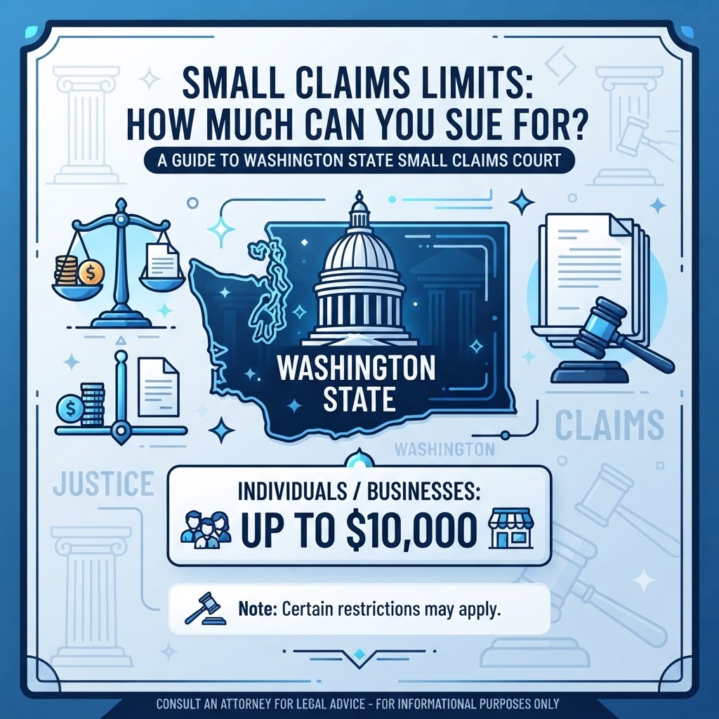 Small Claims Limits: How Much Can You Sue For in Washington State?