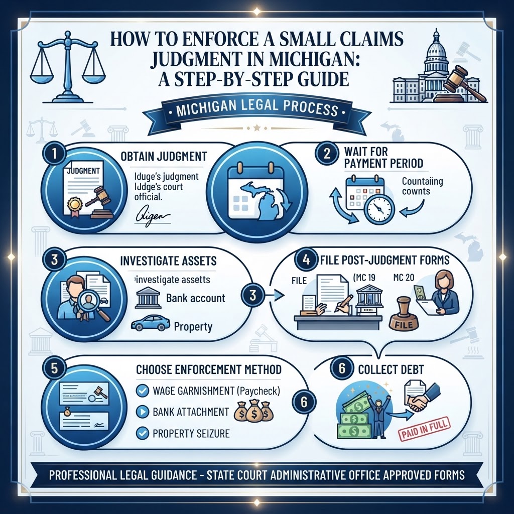 How to Enforce a Small Claims Judgment in Michigan: A Step-by-Step Guide