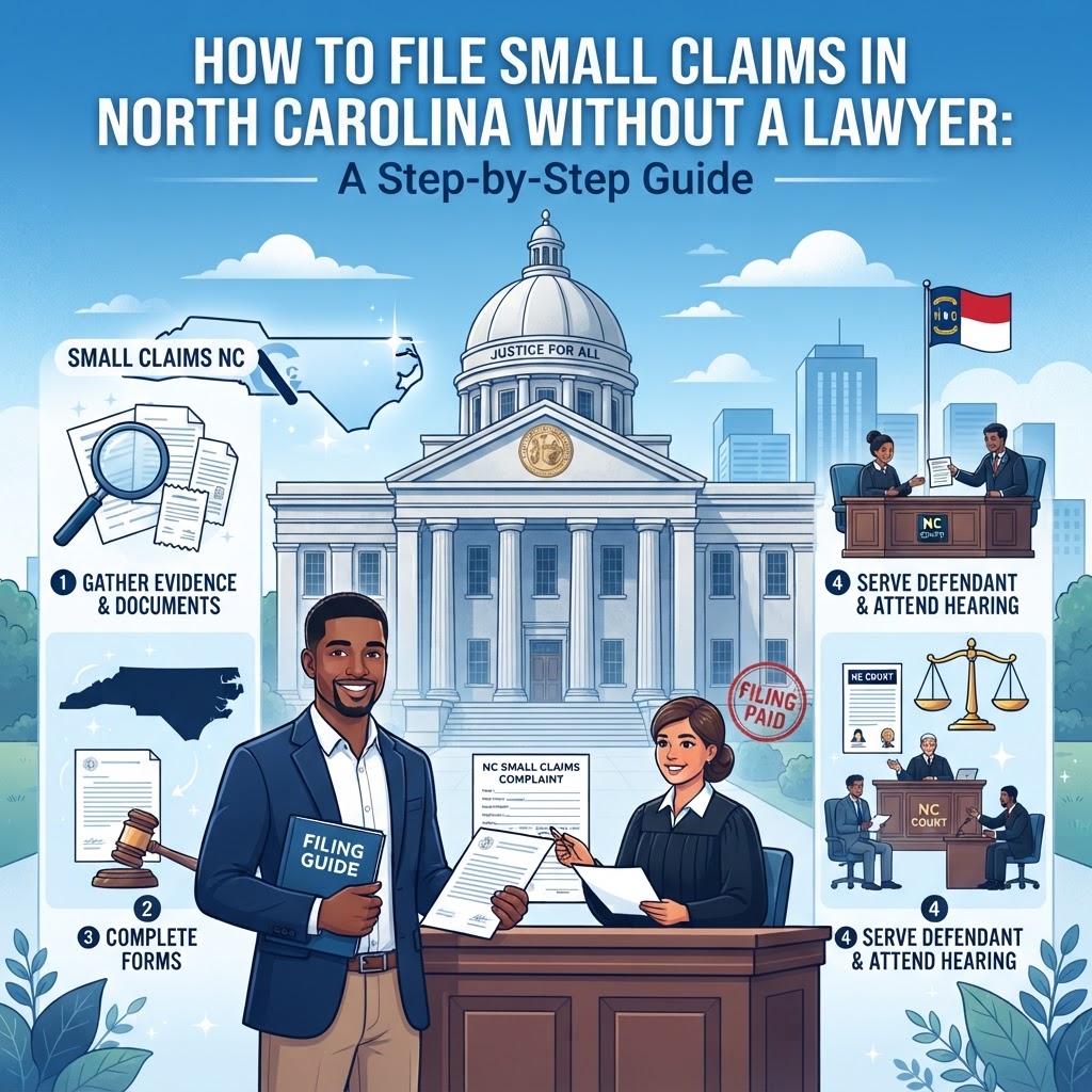 How to File Small Claims in North Carolina Without a Lawyer: A Step-by-Step Guide