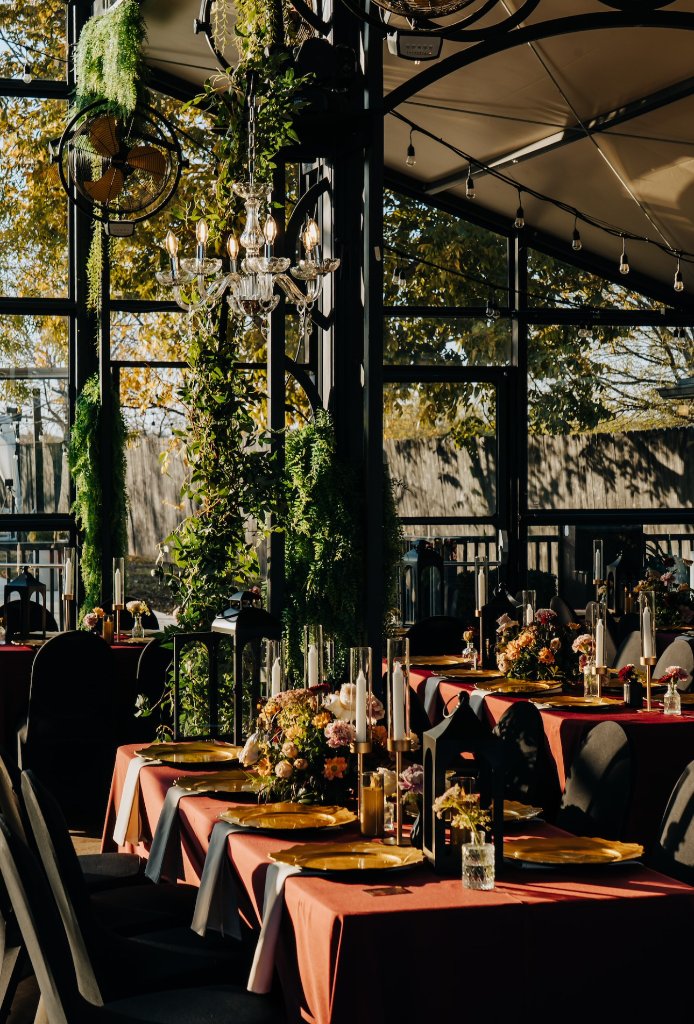 Elegant outdoor wedding ceremony with floral aisle decor