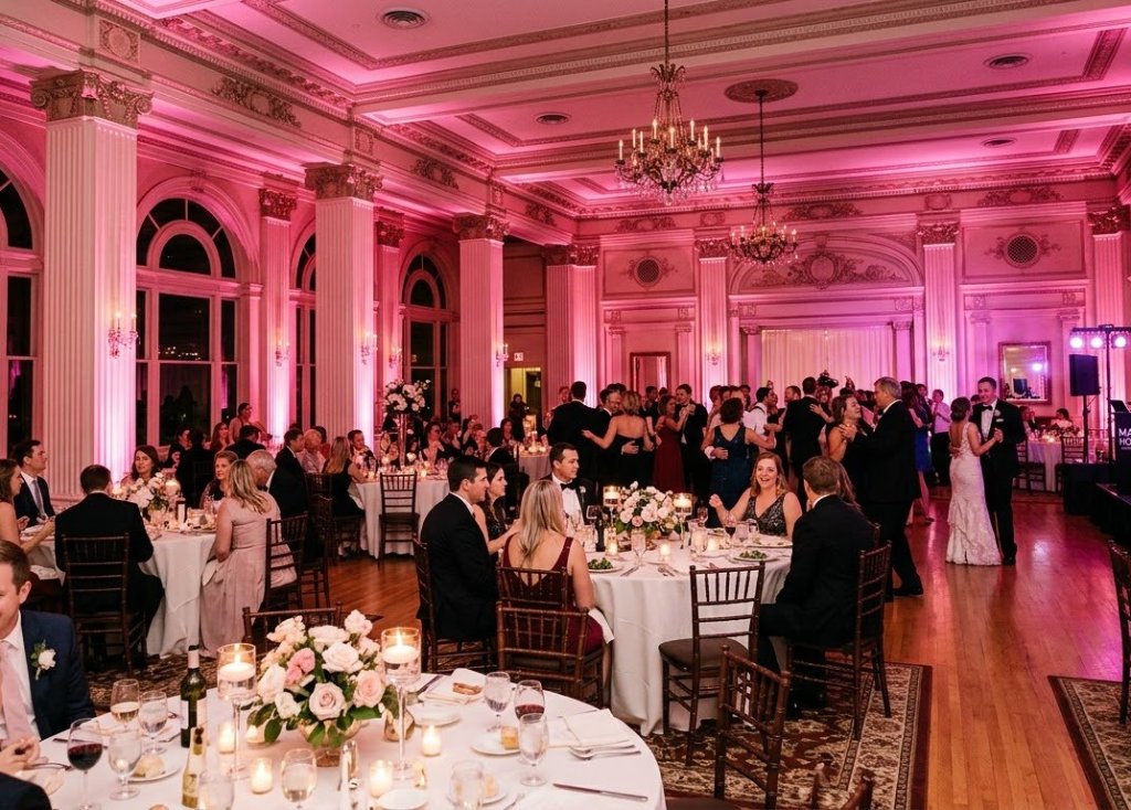 LED Uplighting — Maximum Entertainment Tulsa wedding DJ services
