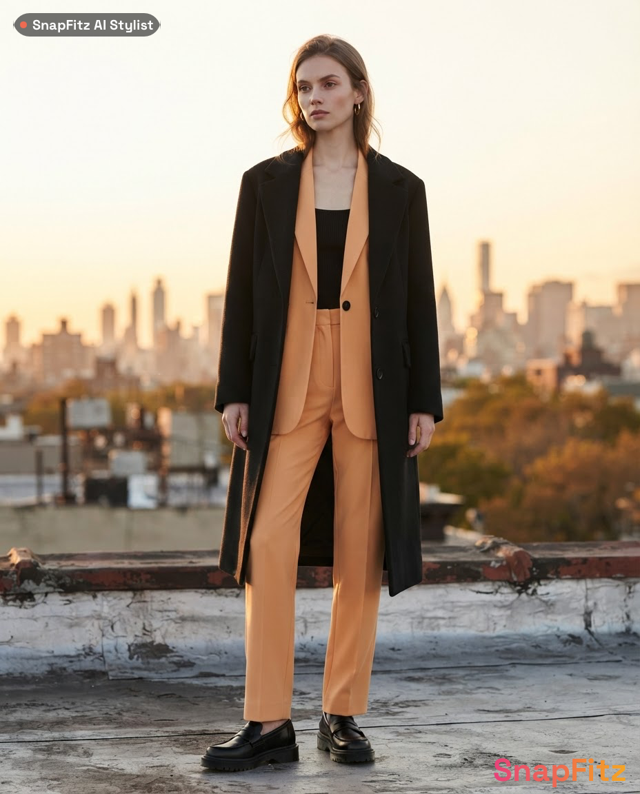 Streetwear + Elegant Look