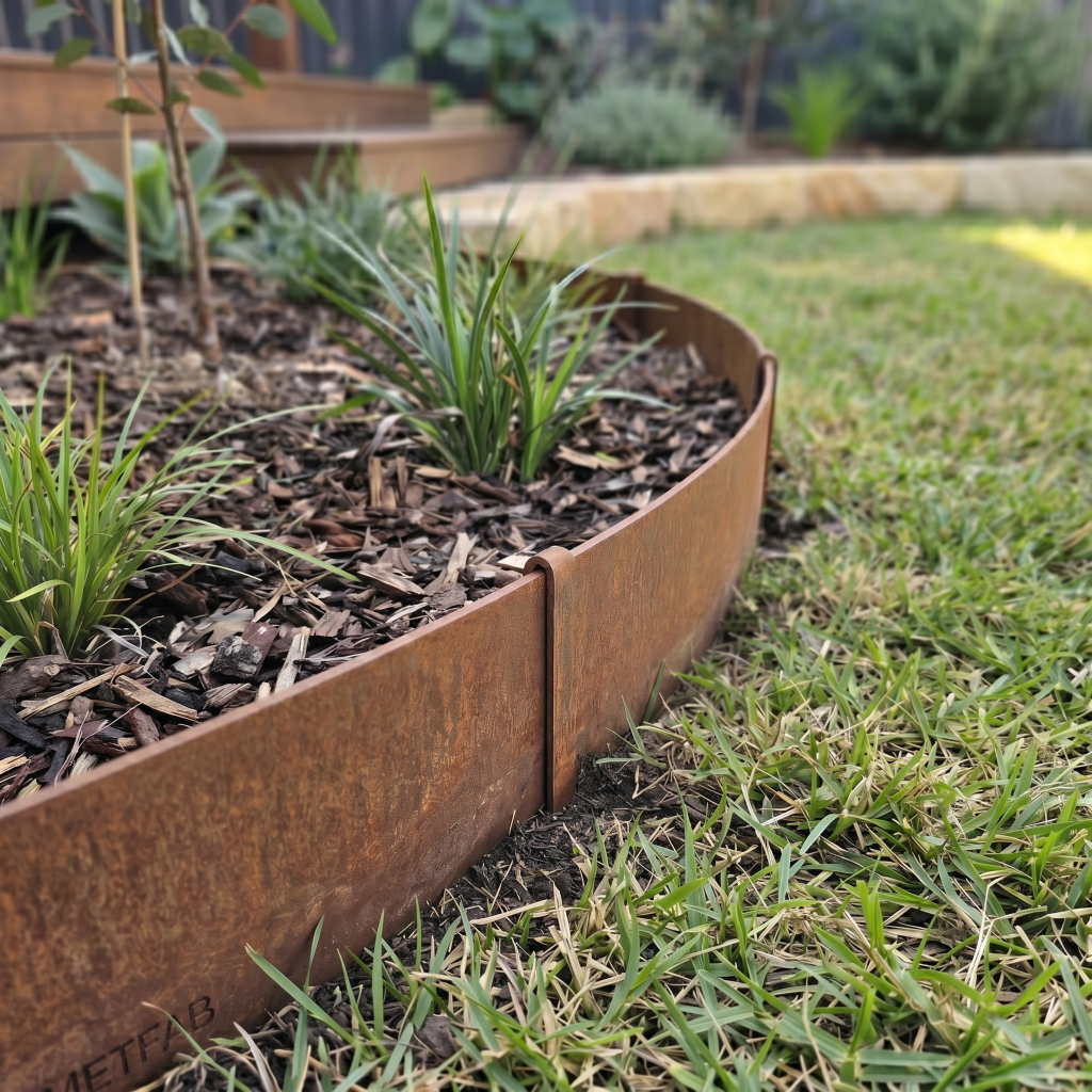 How to Install Corten Steel Garden Edging
