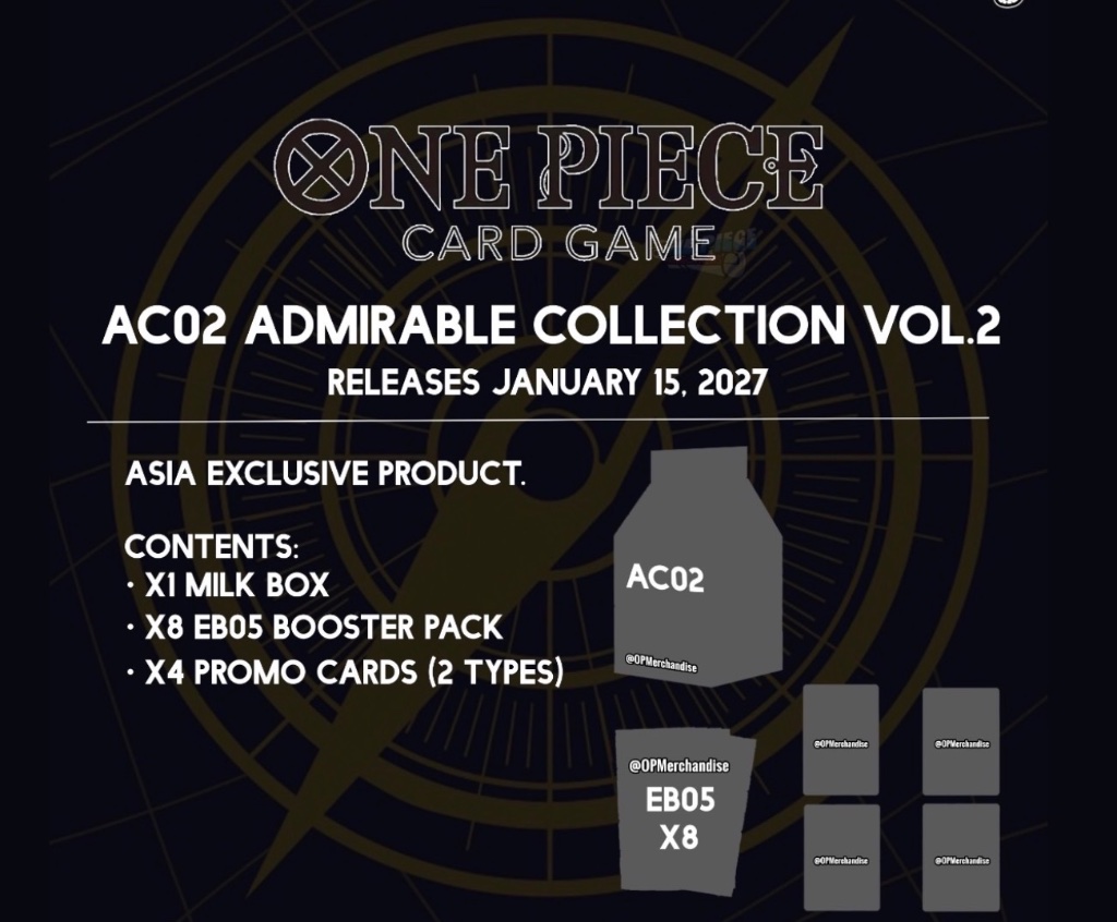 ONE PIECE CARD GAME Admirable Collection vol.2γAC-02γ