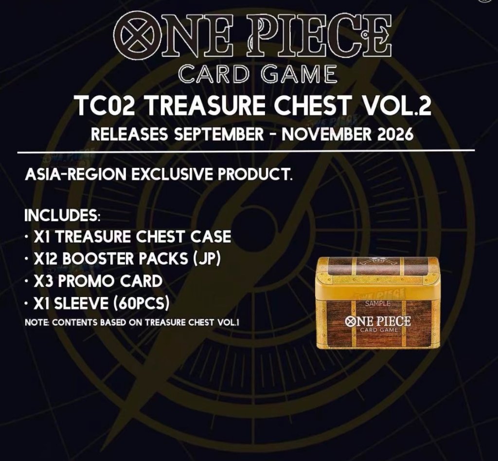One Piece TC02 Treasure Chest Case