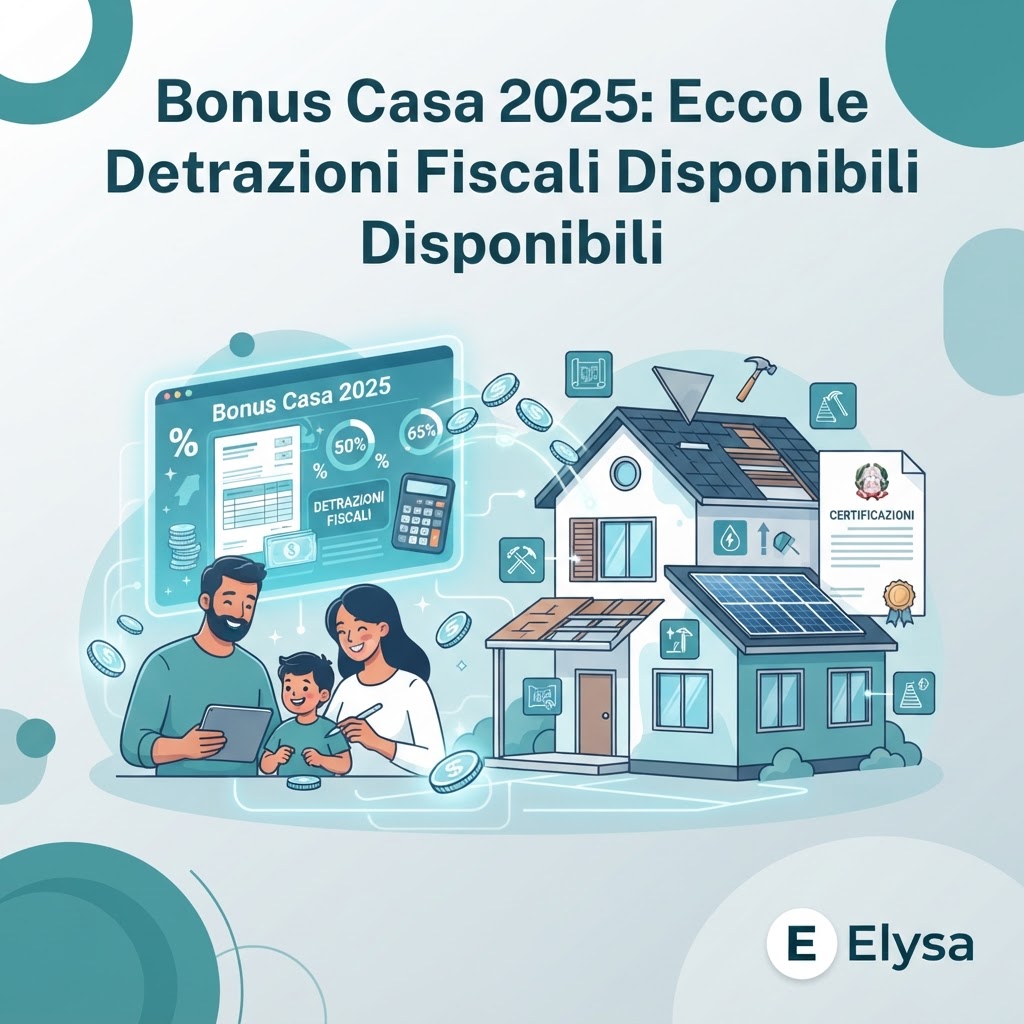 Bonus Casa 2025: Ecco le Detrazioni Fiscali Disponibili
