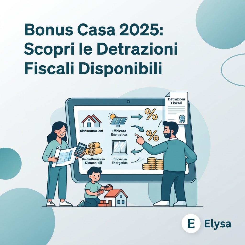 Bonus Casa 2025: Scopri le Detrazioni Fiscali Disponibili