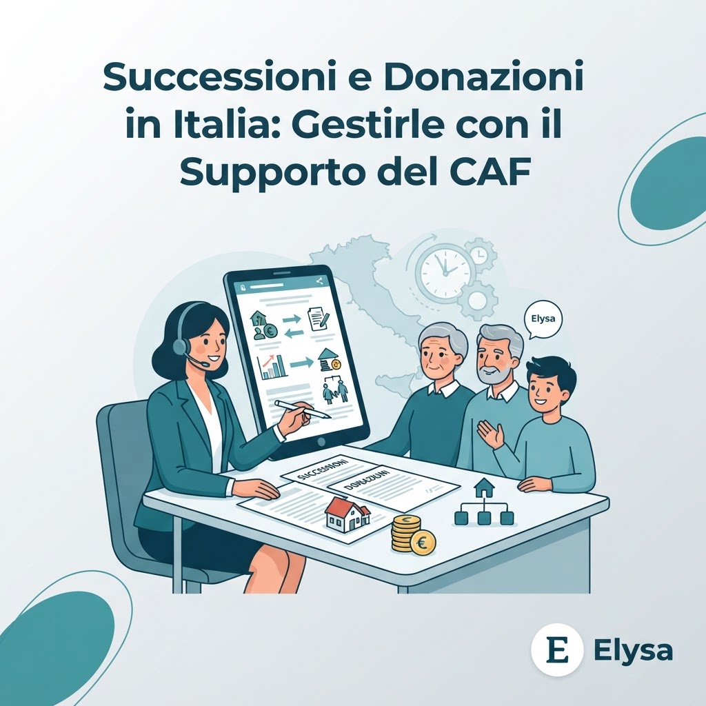 Successioni e Donazioni in Italia: Gestirle con il Supporto del CAF