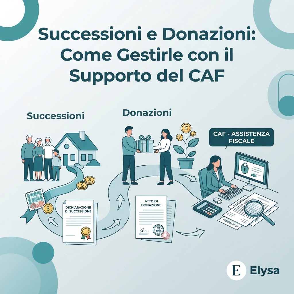 Successioni e Donazioni: Come Gestirle con il Supporto del CAF