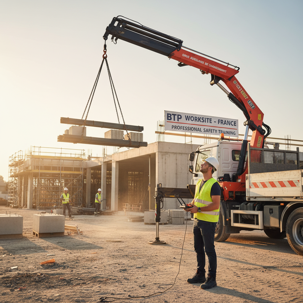 CACES® R490 – Grues Auxiliaires de Chargement + Option Télécommande