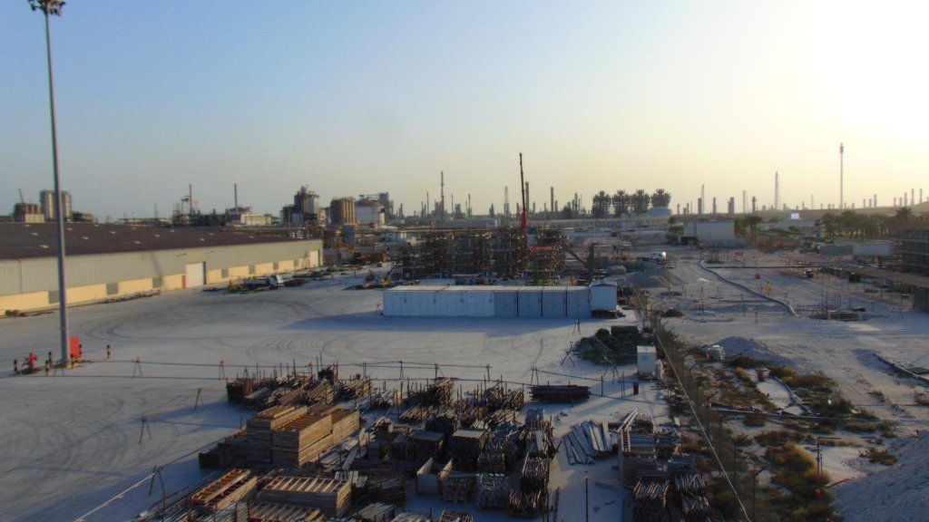 Construction site photo 9 of the Civil Works at QAPCO QVC PVC Project project