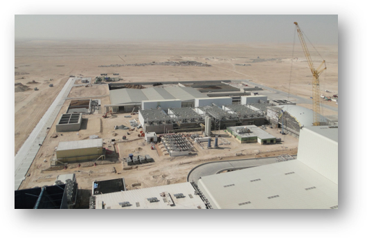 Featured construction photo of the Doha Solid Waste Management Project project