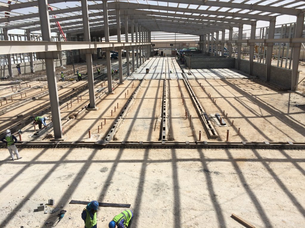 Construction site photo 8 of the Construction of New Factory For Hepworth PME project