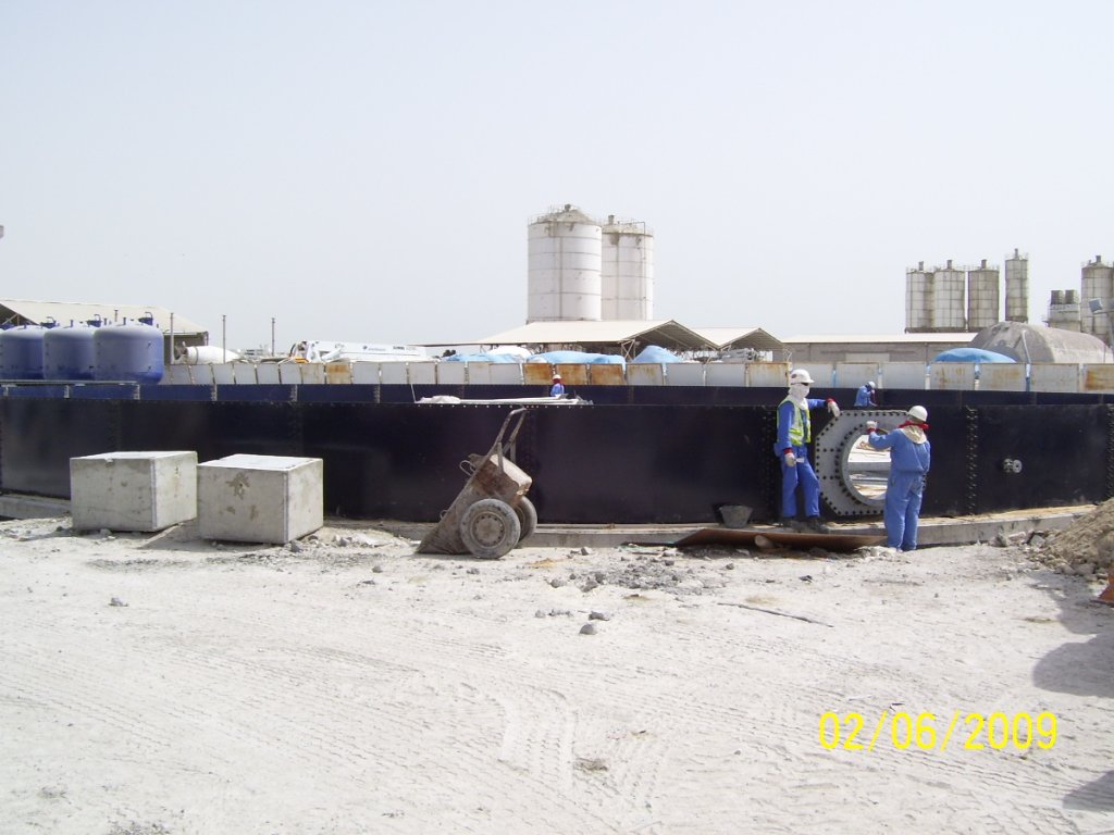 Construction site photo 2 of the Construction Civil Works and Transmission Lines for Sewage Treatment Plant Project project