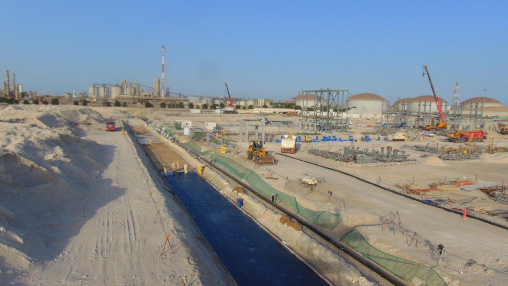 Construction site photo 4 of the Civil Works at QAPCO QVC PVC Project project