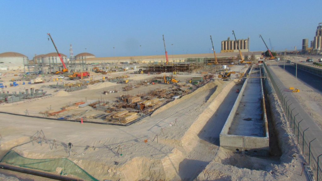 Construction site photo 5 of the Civil Works at QAPCO QVC PVC Project project