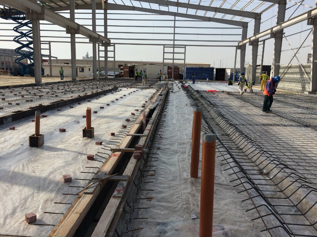 Construction site photo 7 of the Construction of New Factory For Hepworth PME project