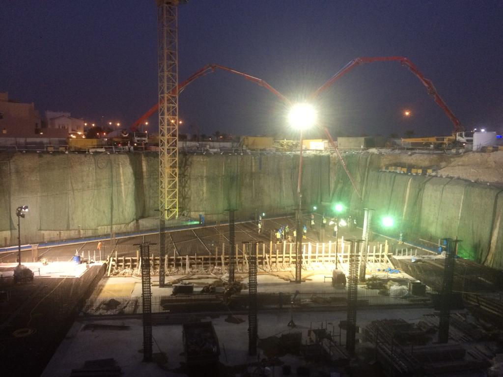 Featured construction photo of the Roads & Infrastructure in Wakra project