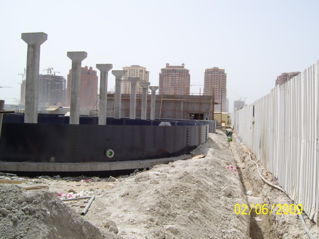 Construction site photo 5 of the Construction Civil Works and Transmission Lines for Sewage Treatment Plant Project project