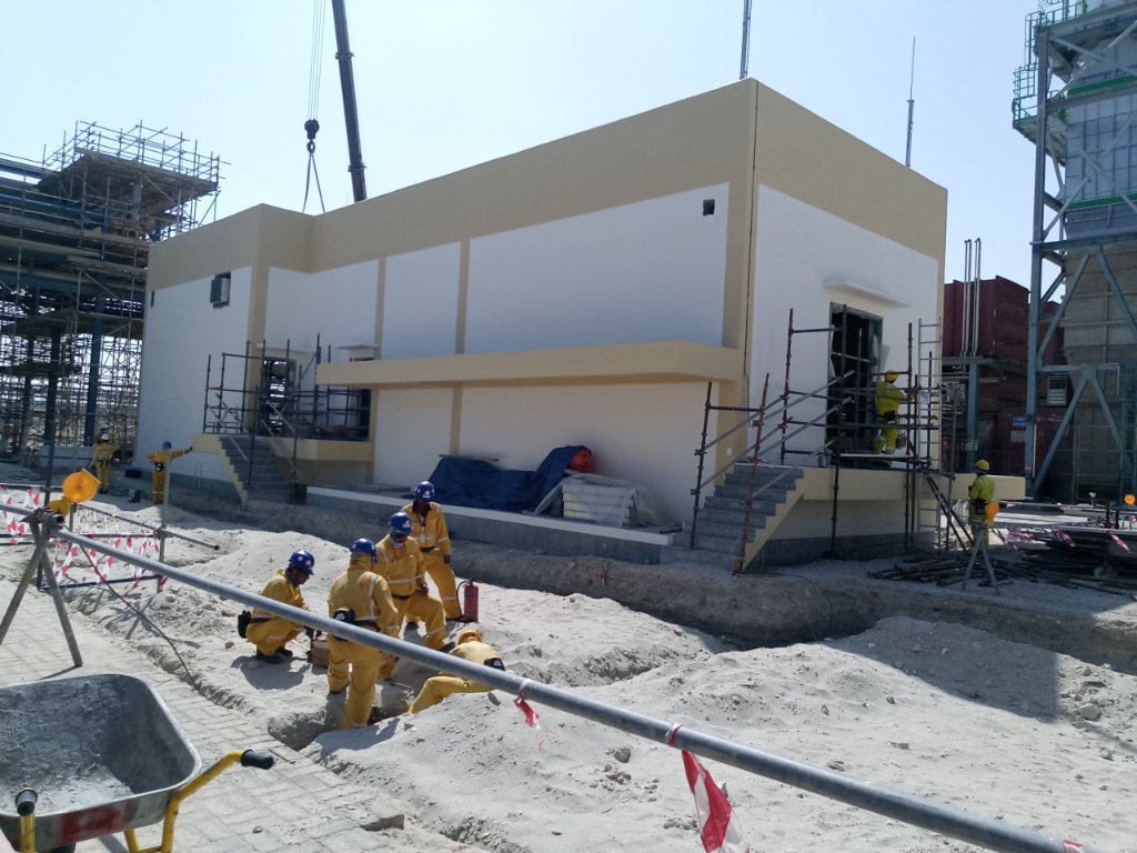 Featured construction photo of the Civil and Buildings Works for QAPCO DUAL HRSG Project project