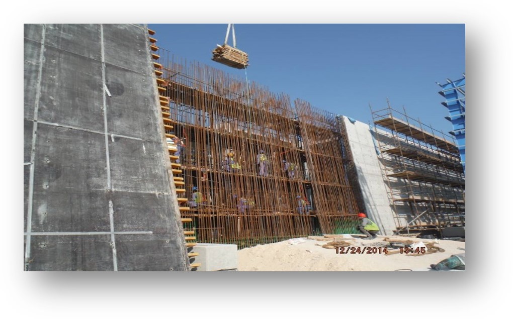 Construction site photo 2 of the RAFA2 Desalination Project: Water Storage Tank project